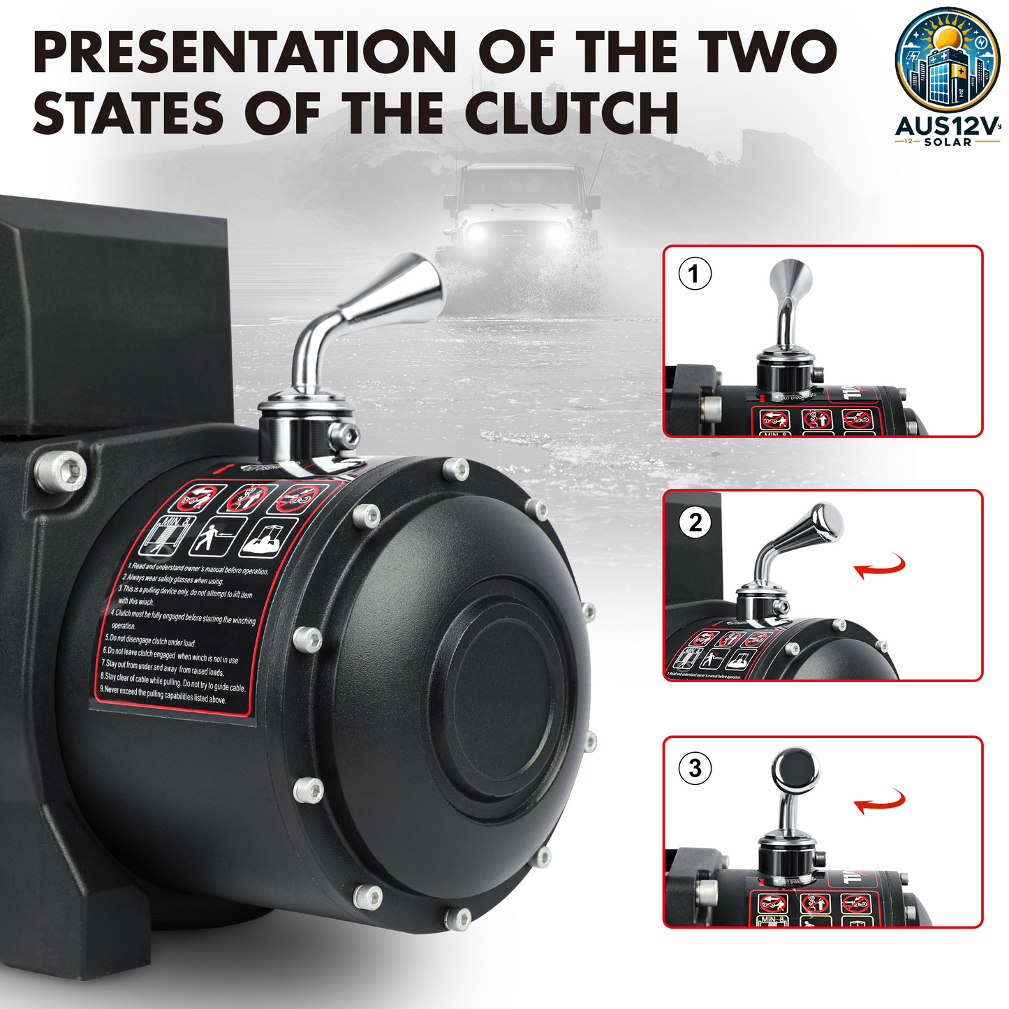 X-BULL Electric Winch 12V 5454kg 26M Synthetic Rope Wireless Remote 4WD 4X4
